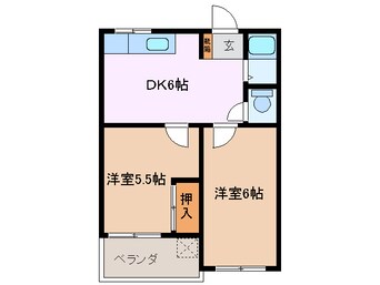 間取図 サンリッチ生桑