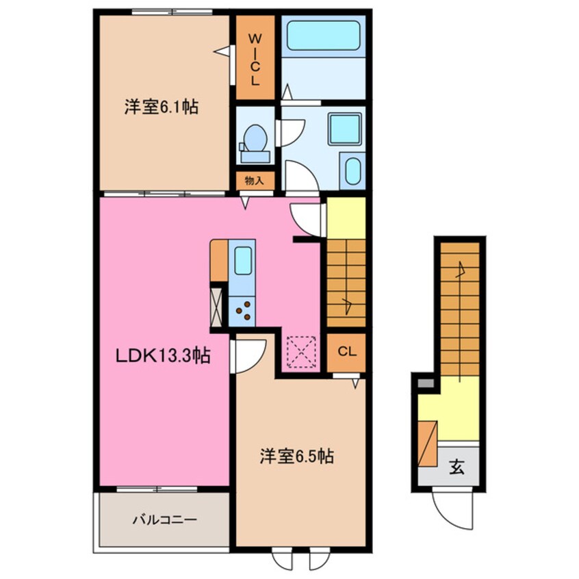 間取図 クラインボッシェⅡ