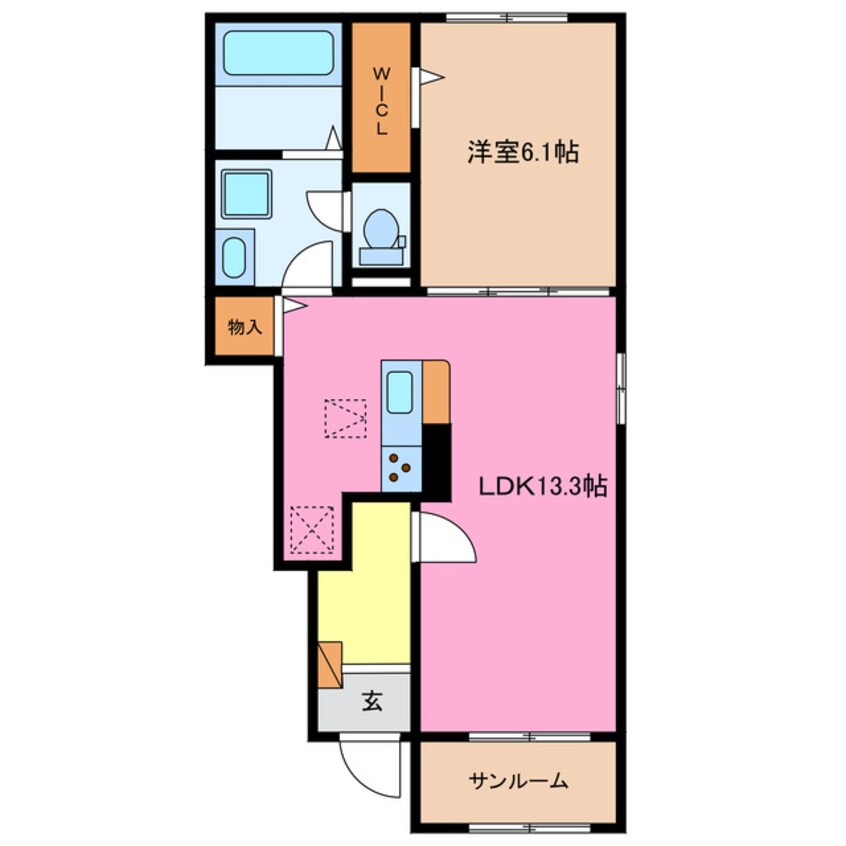 間取図 クラインボッシェⅠ