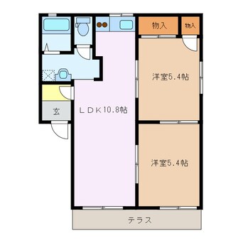 間取図 メゾンシャンティ