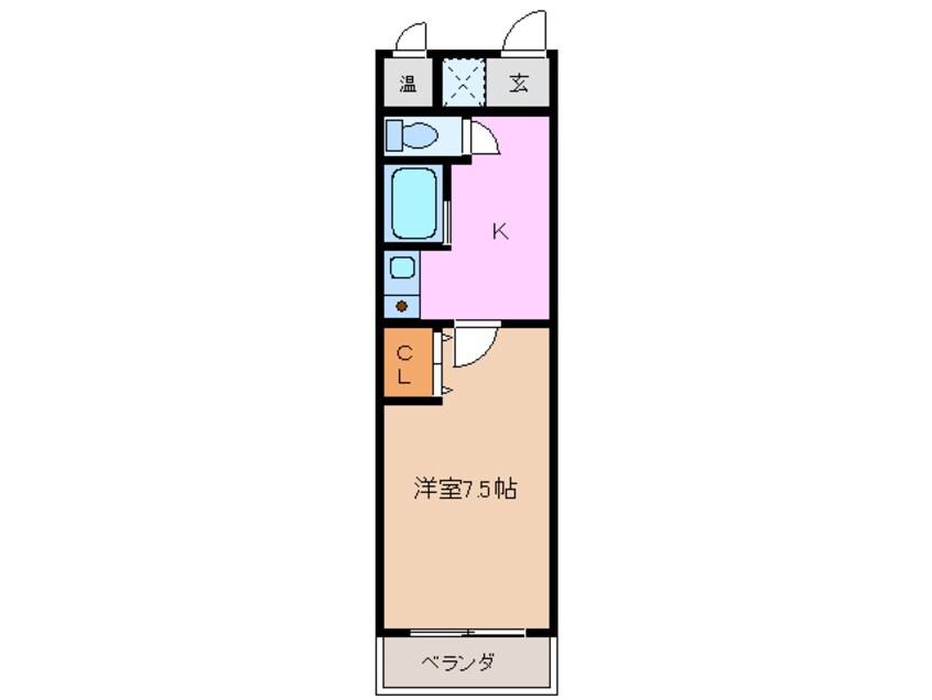 間取図 アイルーム四日市白須賀