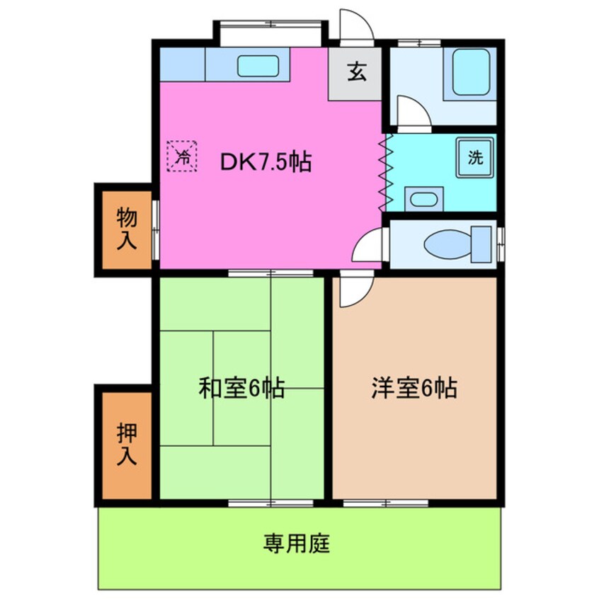 間取図 みどり荘