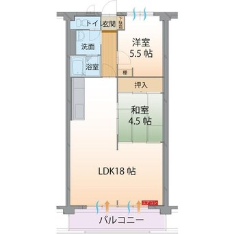 間取図 サン・スペリオ