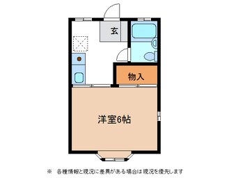 間取図 中央本線<中央西線>/多治見駅 徒歩25分 2階 築30年