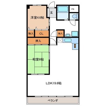 間取図 アンファミーユ西小路