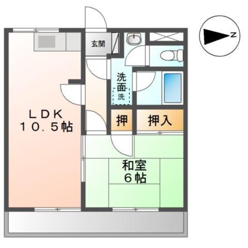 間取図 フレイグランス