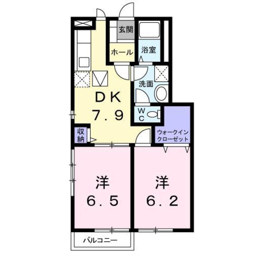 間取図 ファミール高月