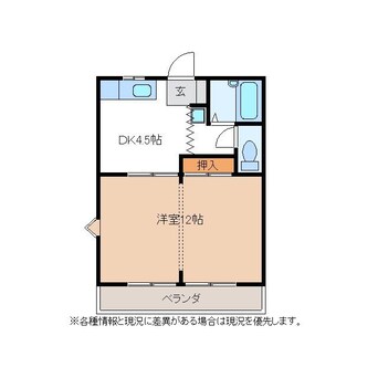 間取図 ハイパンションマツモト