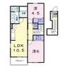 センプリーチェ　Ａ 2LDKの間取り