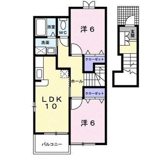 間取図 ロジュマン　パルクⅢ