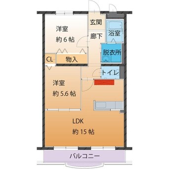 間取図 ハートフルタウン　弐番館