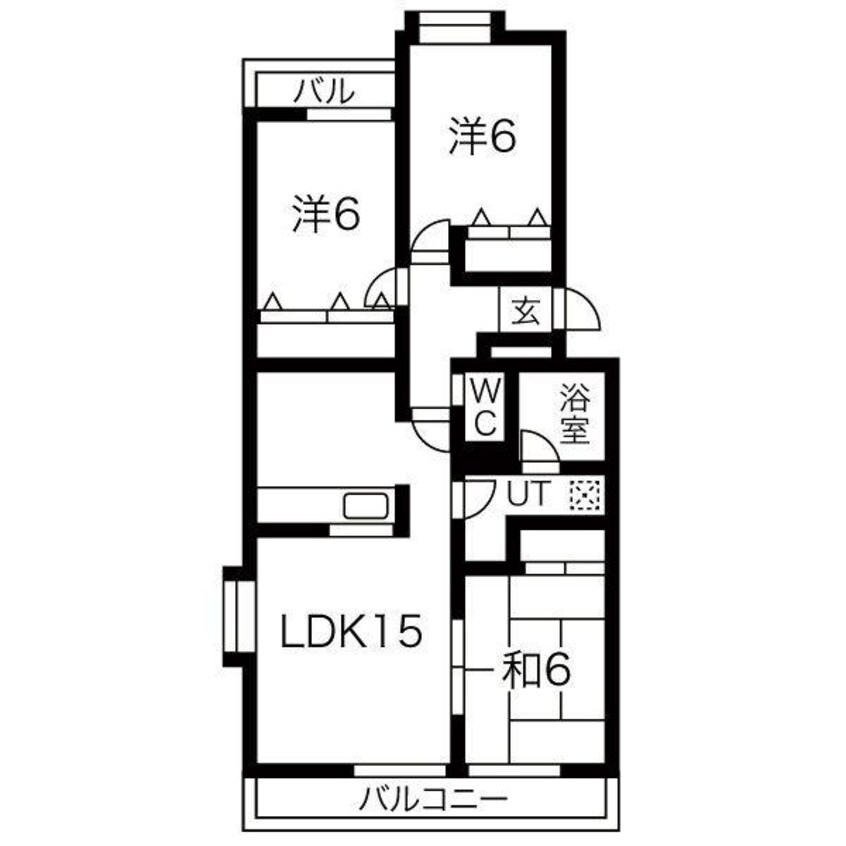 間取図 グランドール・ノヴァ