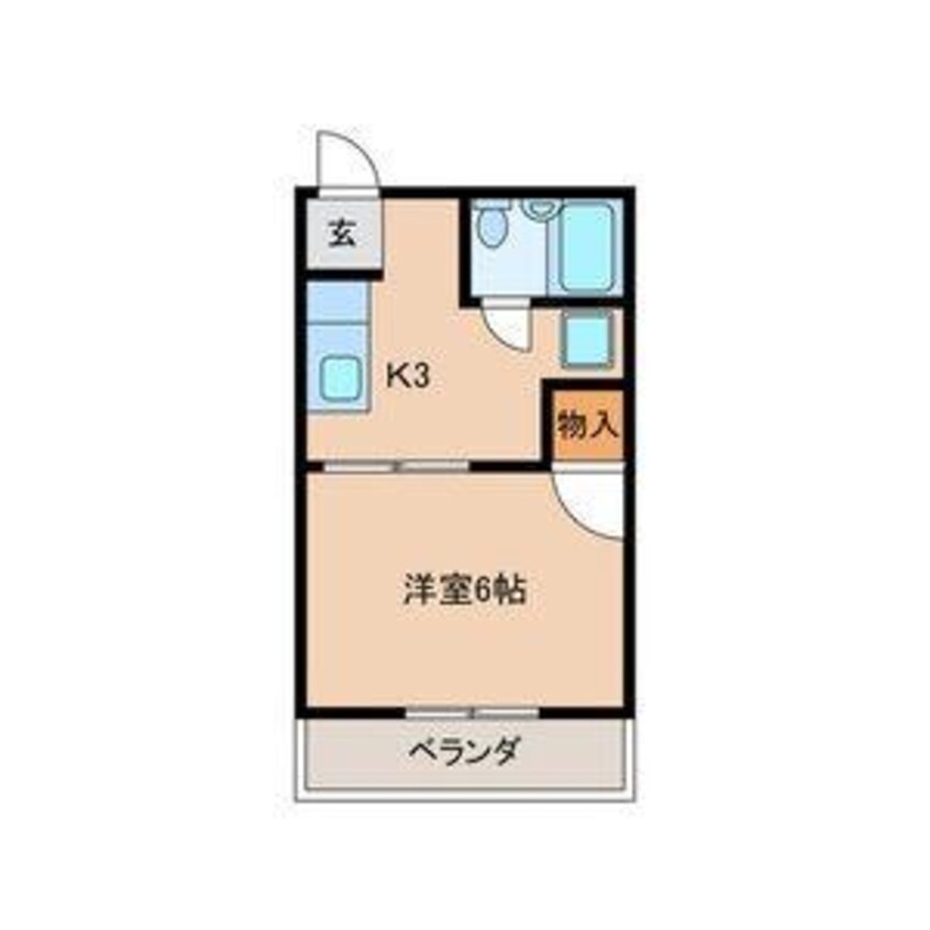 間取図 コーポ加藤Ⅲ