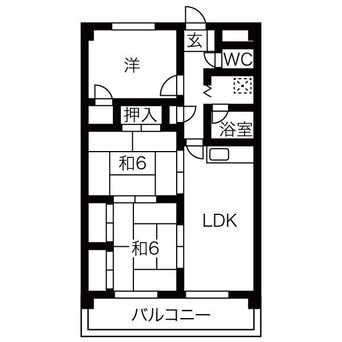 間取図 メゾン・ド・フルール