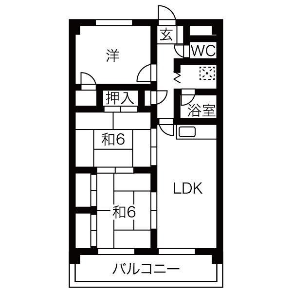 間取り図 メゾン・ド・フルール