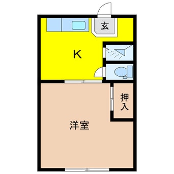 間取図 北山ハウス　AB棟