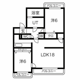 間取図 カメリア白山