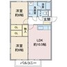アプト岩崎台 2LDKの間取り