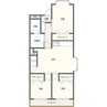 ファミーユ浅井A棟 3LDKの間取り