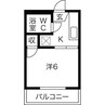 Forvll.umd(フォーブルウメモリダイ) 1Kの間取り
