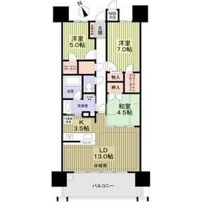 間取り図 ライオンズ藤が丘リビオガーデンズ