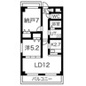 Mondiale砂川 1LDK+Sの間取り