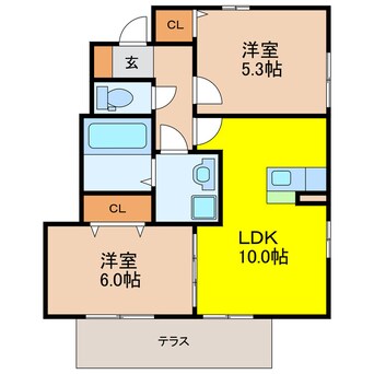 間取図 グランコート南山