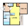 LE COCON新瀬戸 1LDKの間取り