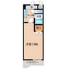 ファミール森橋 1Kの間取り