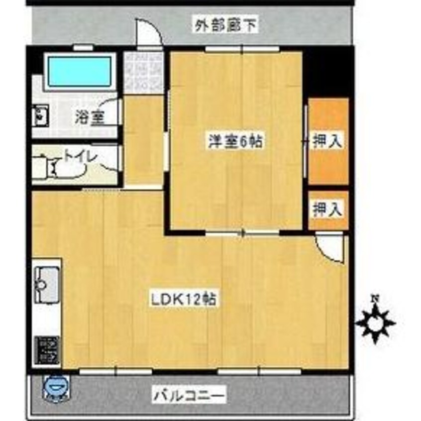 間取図 メゾン共栄