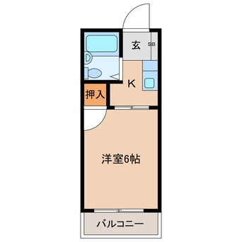 間取図 カーサソシアルA