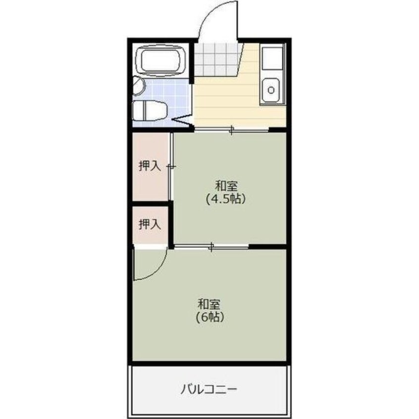間取図 カーサソシアルC