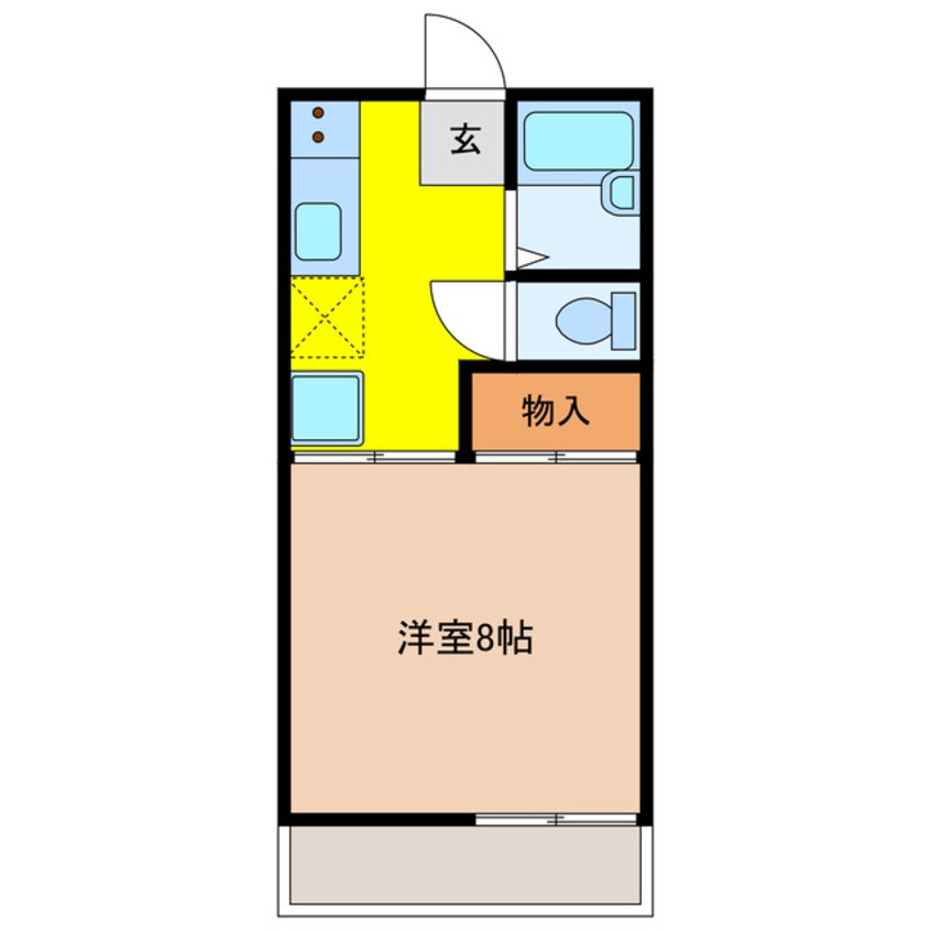 間取図 サンクレストみずのC棟