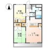 シャンテクレア 2LDKの間取り
