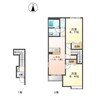 フォレストメゾン72 2LDKの間取り