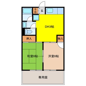 間取図 パインヒルズ瀬戸