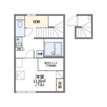 間取図 レオパレスあすなろ