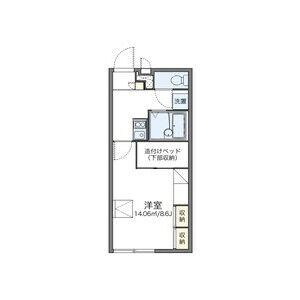 間取り図 レオパレスTW