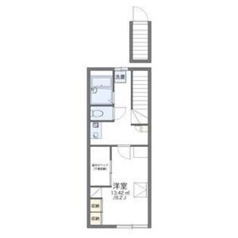 間取図 レオパレス旭ヶ丘