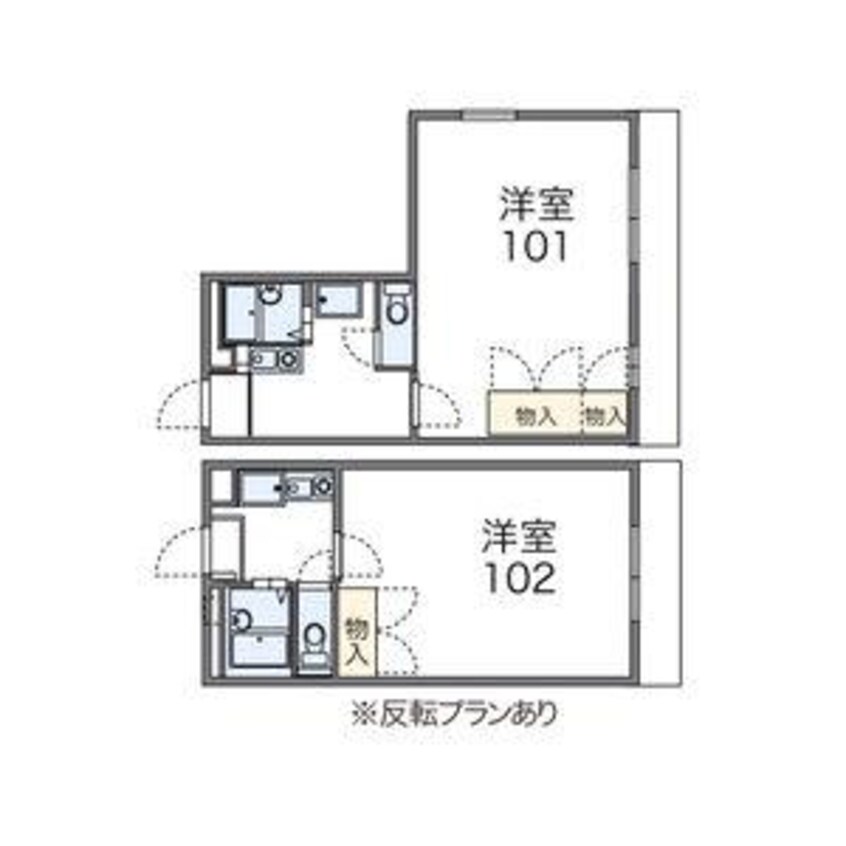 間取図 レオパレス白鳳