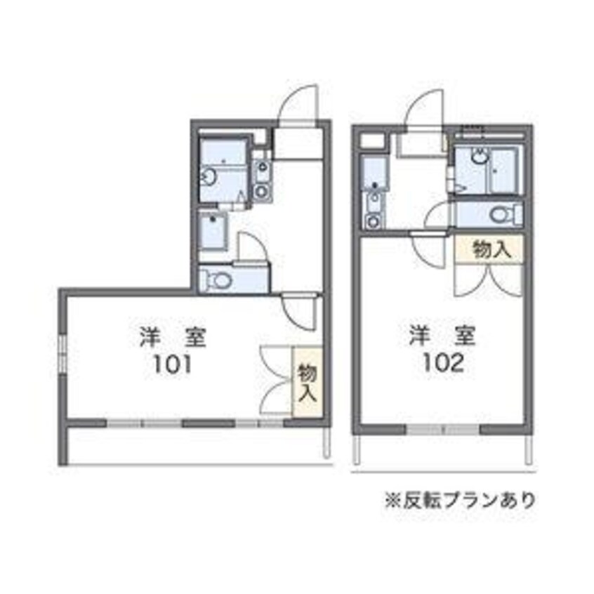 間取図 レオパレスフォレスト