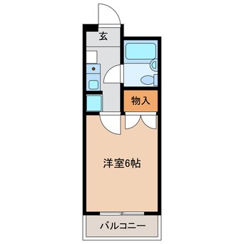 間取図 パレスプレサス8th