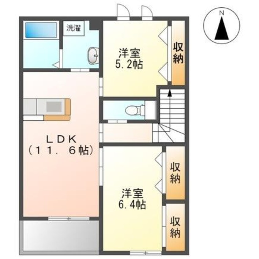 間取図 ヴァン・ベール水南