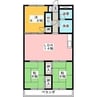 名鉄豊田線/黒笹駅 徒歩41分 2階 築41年 3LDKの間取り