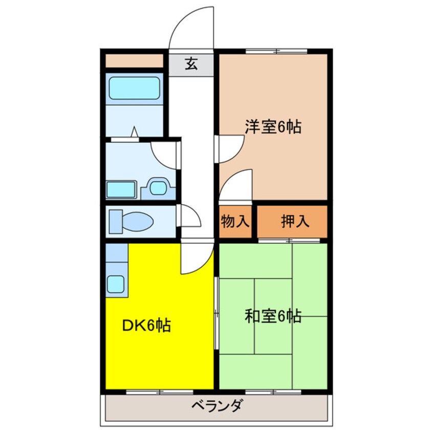 間取図 ハピネス光