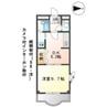 Art錦 1DKの間取り