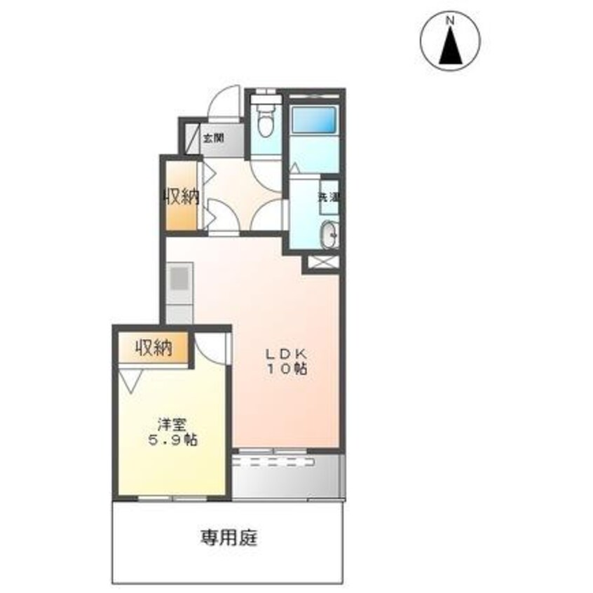 間取図 フォレストアオヤマ2