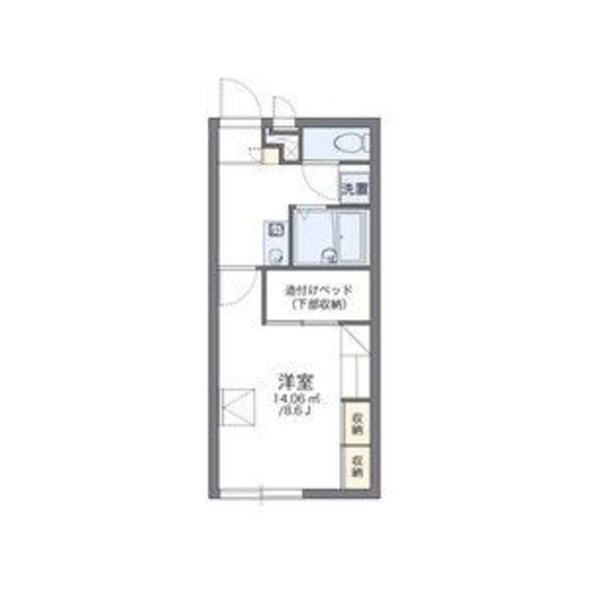 間取図 レオパレスウイング山の田Ⅰ