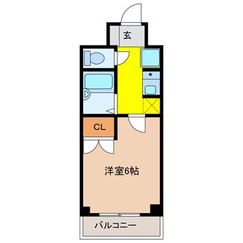 間取図 コスモス・シシェール