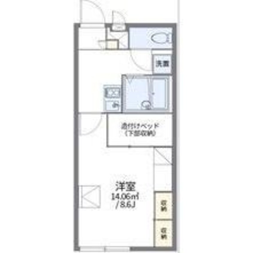 間取図 レオパレス志野の里